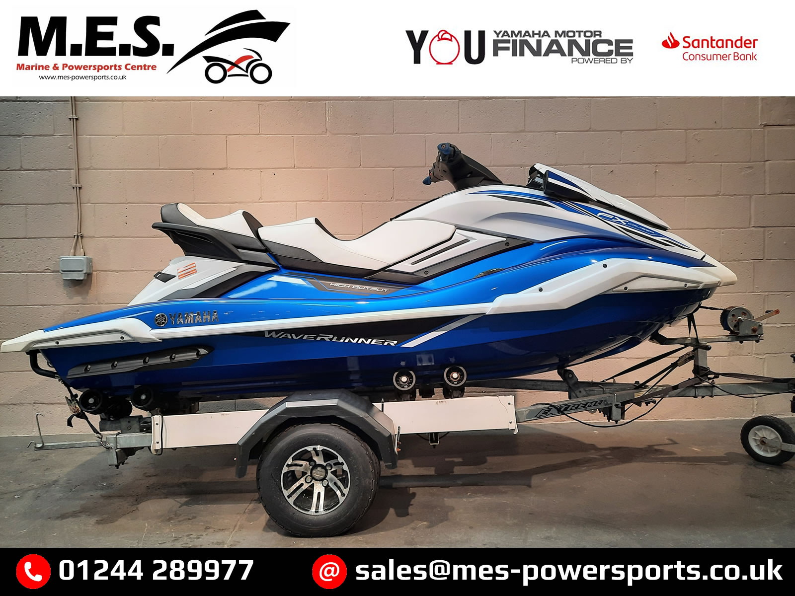 Used 2021 Yamaha WaveRunner FX Cruiser HO Jet Ski with Trailer Package For Sale