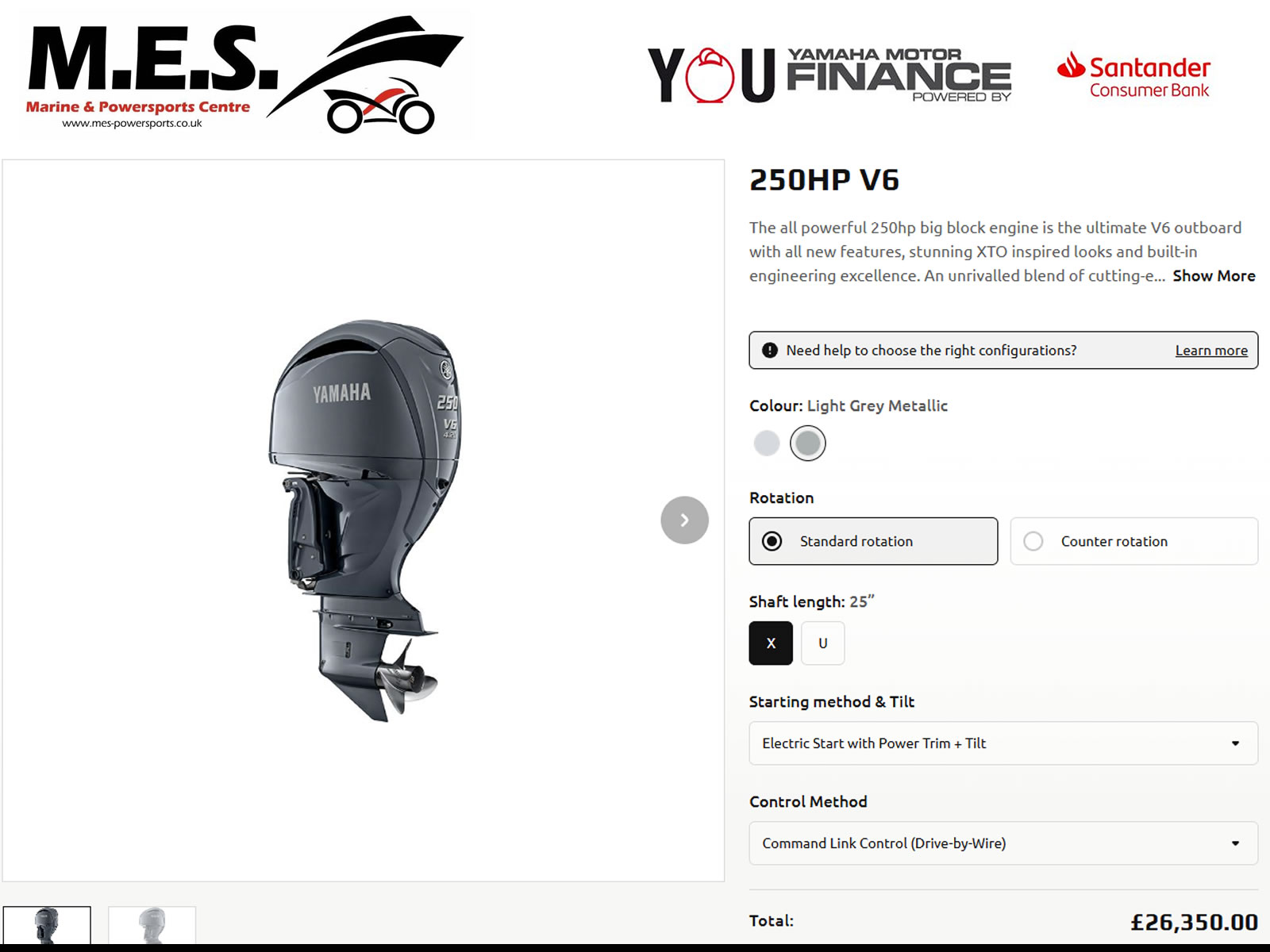 New Yamaha F250 NCB-A V6 4.2L 250hp Outboard Engine New Yamaha F250 NCB-A V6 4.2L 250hp Outboard Engine