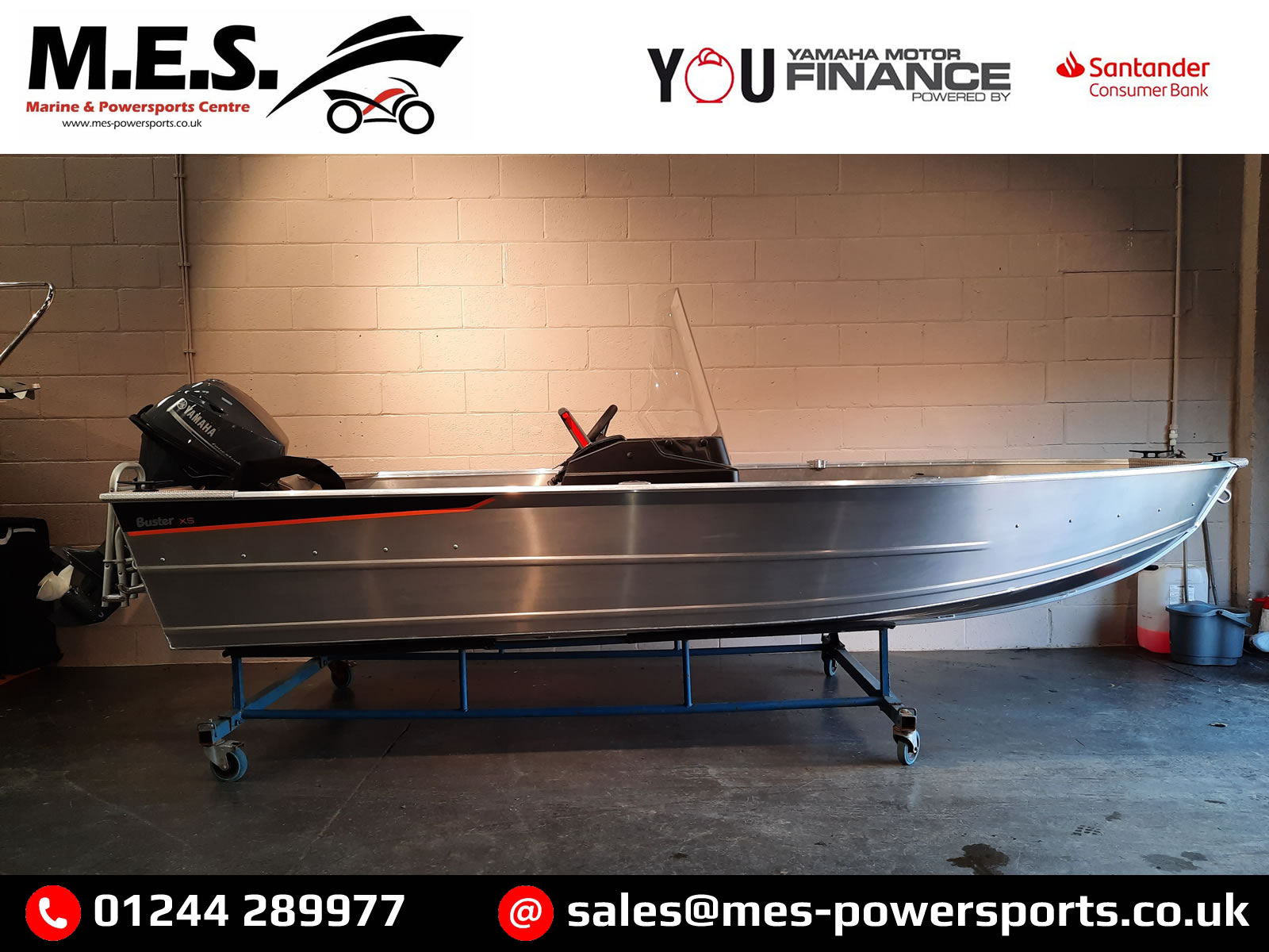 New Buster XSr – Yamaha F15CEPL-B 15hp Outboard – Extreme Trailer Package