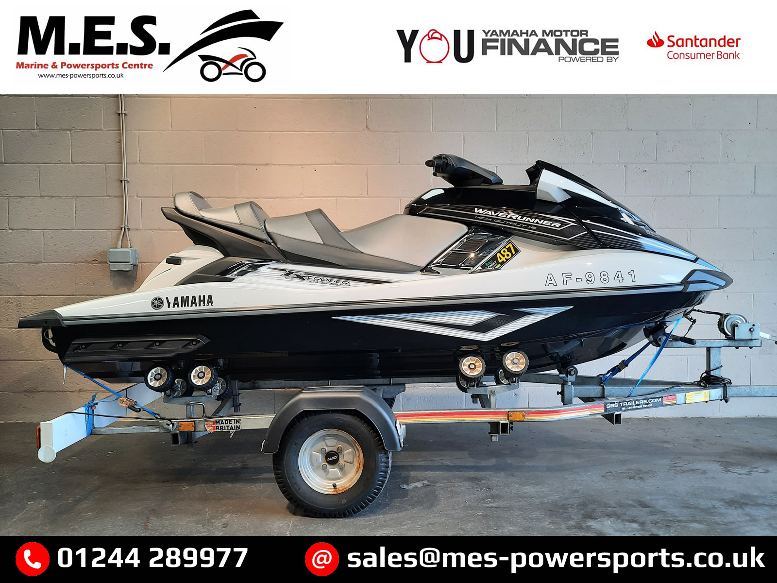2017 Yamaha Waverunner FX Cruiser HO – Used Jet Ski and Trailer Package For Sale